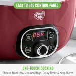 GreenLife 6QT Programmable Slow Cooker with Ceramic Bowl