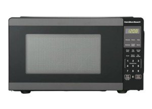 Hamilton 0.9 Cu Ft Countertop Microwave Oven