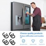 Refrigerator Door Hinge Shim Adjustment Kit - 8 Pcs