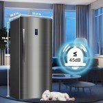 21 cu.ft Stainless Steel Upright Freezer with LED Display