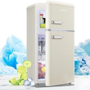DEMUELLER 3.5 Cu.Ft Mini Dual Door Refrigerator
