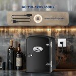 HealSmart 4L Mini Fridge - Portable Cooler & Warmer
