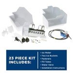 GE Refrigerator Ice Maker Kit - White