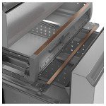 Smart 4-Door French Door Refrigerator in Platinum Glass
