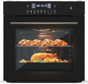 24" Electric Single Wall Oven with Air Fryer