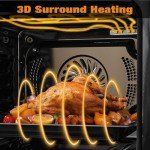24" Electric Single Wall Oven with Air Fryer