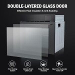 24" Electric Single Wall Oven with Air Fryer