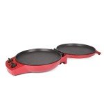 Courant 12" Red Pizza Maker with Timer