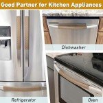 Set of 4 Non-Slip Refrigerator Handle Covers