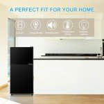 Fox Shack 3.2 Cu Ft Compact Refrigerator with Freezer