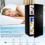 Fox Shack 3.2 Cu Ft Compact Refrigerator with Freezer