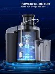 Dominion 600W Centrifugal Juicer with Wide Mouth