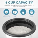 Aroma Rice Cooker and Steamer, 2-Cup Capacity