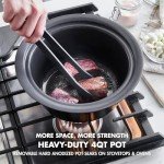 GreenPan 4QT Electric Ceramic Slow Cooker, 6-in-1