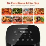 Beelicious 8-in-1 Smart Compact 4QT Air Fryer