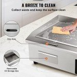 VEVOR 22" Commercial Electric Flat Top Griddle