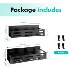 Magnetic Spice Rack Set for Refrigerator Storage