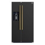 Salerno 36" Black Side by Side Refrigerator