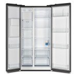Salerno 36" Black Side by Side Refrigerator