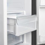 Salerno 36" Black Side by Side Refrigerator