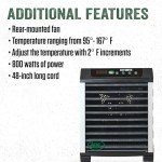 LEM MightyBite 10-Tray Food Dehydrator - Black
