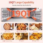Beelicous Pro 19QT Digital Air Fryer Oven