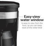 Hamilton Beach 12-Cup Programmable Coffee Maker, Black