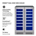 Zephyr Presrv 24" Dual Zone Wine Cooler