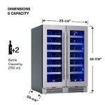 Zephyr Presrv 24" Dual Zone Wine Cooler