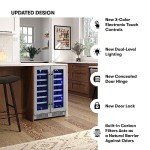 Zephyr Presrv 24" Dual Zone Wine Cooler