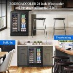 24-Inch Dual Zone Wine and Beverage Cooler
