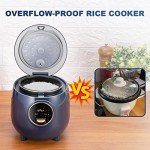 Bear Mini Rice Cooker 2 Cups, Portable, Non-Stick