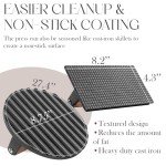 Bellemain Cast Iron Grill Press Set for Perfect Searing