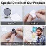 20 Pack Heavy-Duty Fridge Magnets and Clips