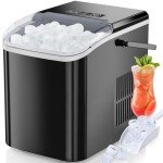 Compact Countertop Ice Maker - 26lbs Daily Output