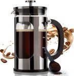 BAYKA 34oz French Press Coffee Maker - Dark Pewter