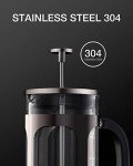 BAYKA 34oz French Press Coffee Maker - Dark Pewter