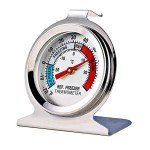 4 Pack Large Dial Refrigerator Freezer Thermometers