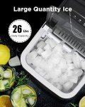 Totnz Portable Ice Maker: 26lbs Daily Output