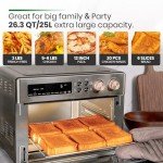 VAL CUCINA Extra Large Infrared Air Fryer Oven