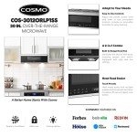 COSMO 30" Slim Over-the-Range Microwave with Presets