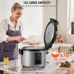 VEVOR 70-Cup Commercial Rice Cooker and Warmer