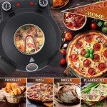 JcoGel 12 Inch Electric Indoor Pizza Oven
