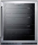 Summit 24" Stainless Steel Compact Refrigerator, 4.8 cu. ft