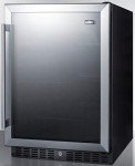 Summit 24" Stainless Steel Compact Refrigerator, 4.8 cu. ft