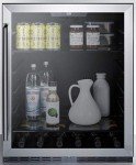 Summit 24" Stainless Steel Compact Refrigerator, 4.8 cu. ft