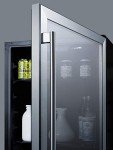 Summit 24" Stainless Steel Compact Refrigerator, 4.8 cu. ft