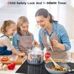 30" Electric Ceramic Cooktop with 4 Burners