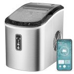 EUHOMY Portable Smart Ice Maker - 26lbs/Day