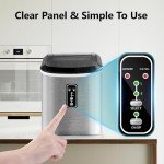 EUHOMY Portable Smart Ice Maker - 26lbs/Day